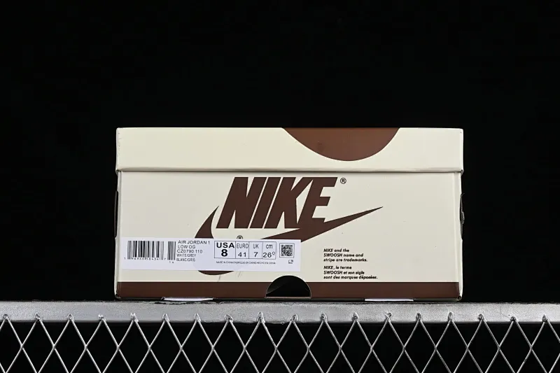 All categories Air Jordan Jordan series basketball shoes Air Jordan 1 Low Z version Air Jordan 1 Low AJ1 Joe 1 gray black low-top cultural casual sneakers CZ0790-110